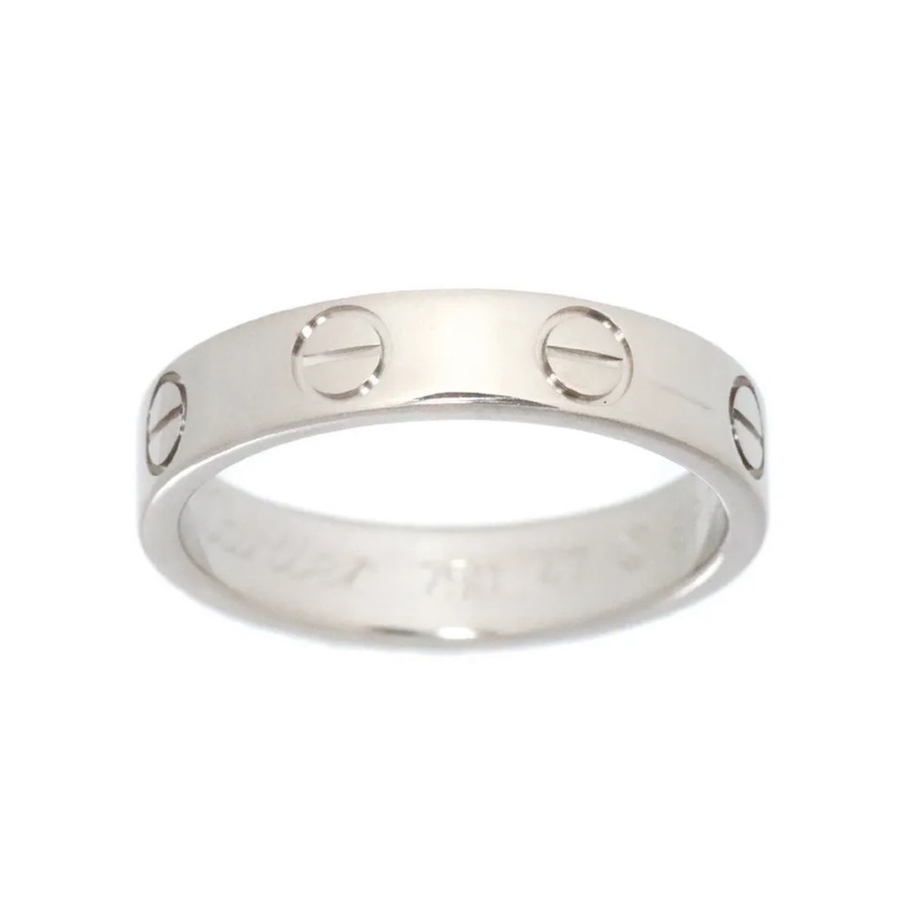 White Gold Cartier Ring - Authentic